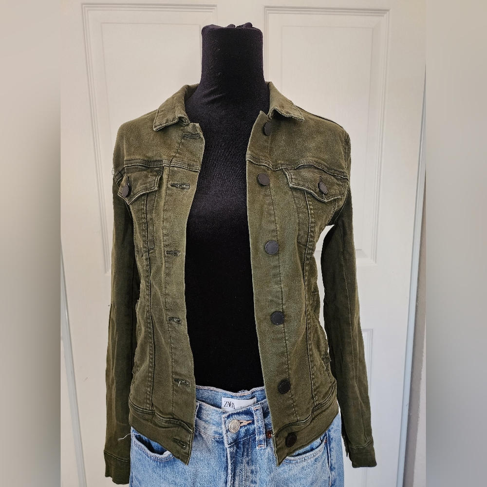 Olive Green Jean jacket